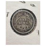 1896-O US BARBER DIME