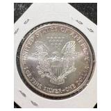 1999 AMERICAN SILVER EAGLE 1 TROY OZ .999 FINE SILVER