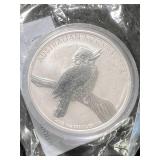 2010 AUSTRALIAN KOOKABURRA 1 TROY OZ .999 FINE SILVER