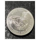 1985 ENGELHARD PROSPECTOR 1 TROY OZ .999 FINE SILVER