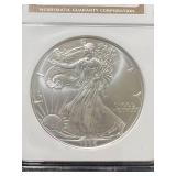 1996 AMERICAN SILVER EAGLE NGC MS69