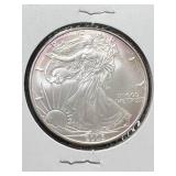 2005 AMERICAN SILVER EAGLE 1 TROY OZ .999 FINE SILVER
