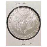 2005 AMERICAN SILVER EAGLE 1 TROY OZ .999 FINE SILVER
