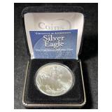 2014 AMERICAN SILVER EAGLE 1 TROY OZ .999 FINE SILVER IN BOX