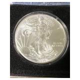 2014 AMERICAN SILVER EAGLE 1 TROY OZ .999 FINE SILVER IN BOX