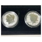 2023 US MORGAN AND PEACE DOLLAR REV. PROOF 2 COIN SET