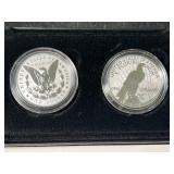 2023 US MORGAN AND PEACE DOLLAR REV. PROOF 2 COIN SET