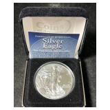 2017 AMERICAN SILVER EAGLE 1 TROY OZ .999 FINE SILVER IN BOX