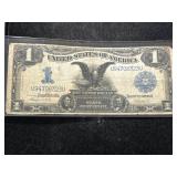 1899 US LARGE SIZE $1 BLACK EAGLE SILVER CERTIFICATE