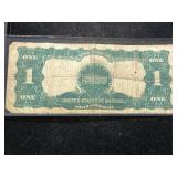 1899 US LARGE SIZE $1 BLACK EAGLE SILVER CERTIFICATE
