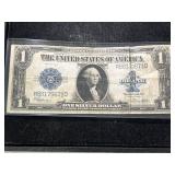 1923 US LARGE SIZE HORSE BLANKET $1 SILVER CERTIFICATE