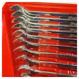 Snap-on Flank Drive Plus Combination Wrench 11 pc Set with Tray. (3/8 - 1") :: Genuine Snap-On Brand (Much more in this auction!)