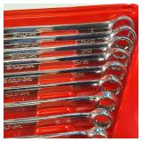 Snap-on Flank Drive Plus Combination Wrench 11 pc Set with Tray. (3/8 - 1") :: Genuine Snap-On Brand (Much more in this auction!)