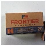 Full Carton. Frontier Cartridges 223 REM 55 GR :: Loaded with Hornady Bullets 20 Cartridges per box