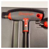 Snap-on 8-piece SAE T-shaped and L-shaped combination ball hex wrench set, cat# AWBSG800A