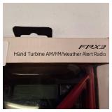 Eton FRX3 Hand Crank Emergency Radio with NOAA Weather Alerts & USB Charger Red