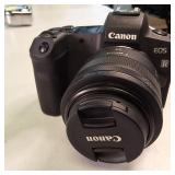 Canon EOS R mirrorless digital camera body with Canon RF 35mm f/1.8 Macro IS STM lens