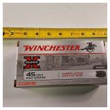 50-round box of Winchester Super-X Cowboy Action ammunition