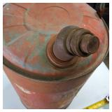 Vintage Metal Gas Can (5 gallon)