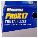 The Graco Magnum ProX17 TrueAirless paint sprayer