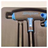 Snap-on 8-piece metric T-shaped/L-shaped combination hex wrench set.