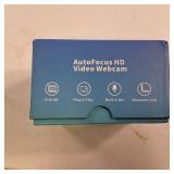 Autofocus HD Video Webcam features a built-in stereo microphone,