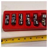 Snap-on 3/8" Drive SAE 6-Point Deep Universal Swivel Socket Set,cat# 207FSU