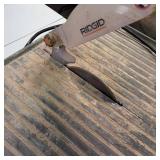 RIDGID 7 in. Job Site Wet Tile Saw.