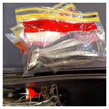 Tackle box full of fishing lures!