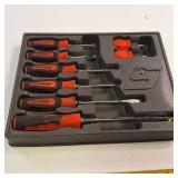 Snap-on 8-piece Instinct Soft Grip screwdriver set, cat# SGDX80BO