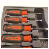 Snap-on 8-piece Instinct Soft Grip screwdriver set, cat# SGDX80BO