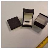 Wedding band presented in its original packaging from Riddle