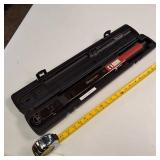 Snap-on TQR250E, a 1/2-inch drive adjustable click-type torque wrench