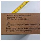 Solar-powered ultrasonic animal repeller with motion detection