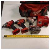Milwaukee M18 FUEL 2-Tool Combo Kit with carrying bag