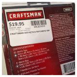Craftsman 19-piece metric tap and die set designed for cutting threads on metal