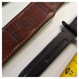 Lot of Two KABAR Vintage Knives. Utica / Cutco with sheaths -  USMC