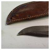 Lot of Two KABAR Vintage Knives. Utica / Cutco with sheaths -  USMC