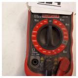 Craftsman model 34-82141 digital multimeter used for measuring electrical properties.