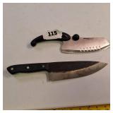 Cooking Guild chef knife, and "Miracle Blade III Rock 