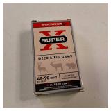 Winchester Super-X .45-70 Government 300-grain jacketed hollow point rifle ammunition.