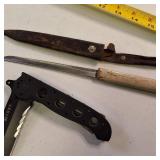 Lot of  Knives including a CRKT M16 series tactical folder, designed by Kit Carson