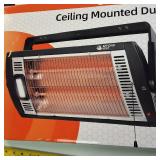 NIB Beyond Heat Ceiling Mounted Dual Quartz Heater.