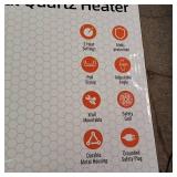 NIB Beyond Heat Ceiling Mounted Dual Quartz Heater.