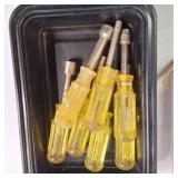 Large Lot of screwdrivers and nut drivers, including some Craftsman brand