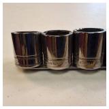 Set of Snap-on 6-point SAE sockets  like new