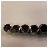 Set of Snap-on 6-point SAE sockets  like new