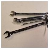 Snap-on combination wrenches, featuring a Flank Drive plus profile on the open end