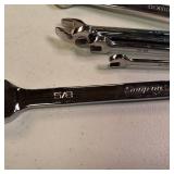 Snap-on combination wrenches, featuring a Flank Drive plus profile on the open end