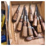 Keenkutter and Proto, with wooden and colored handles - Junk Drawer Lot